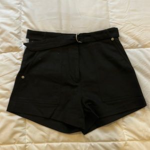 Rag & Bone Black Utility Shorts